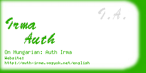 irma auth business card